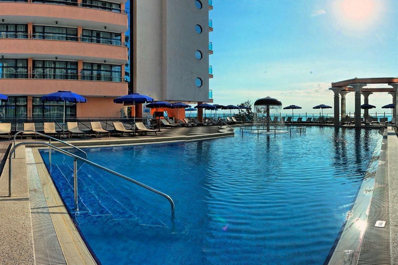 Astera Hotel & Spa With Free Private Beach Golden Sands Exterior photo